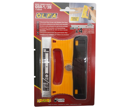 OLFA GSR-2 Stainless Steel Blade Mini Glass Scraper | Malaysia OLFA GSR-2 Stainless Steel Blade Mini Glass Scraper | Malaysia