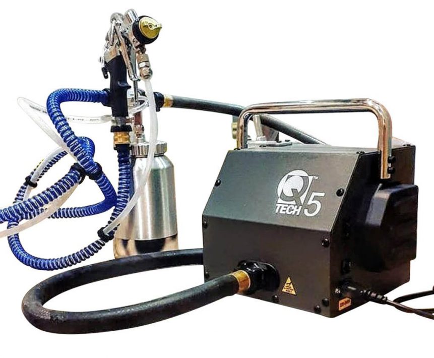 Granite effect spraying HVLP kit
