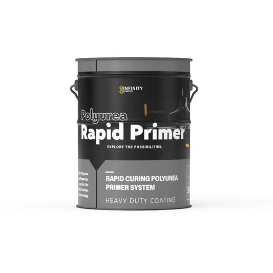 Poly rapid primer for spray granite system