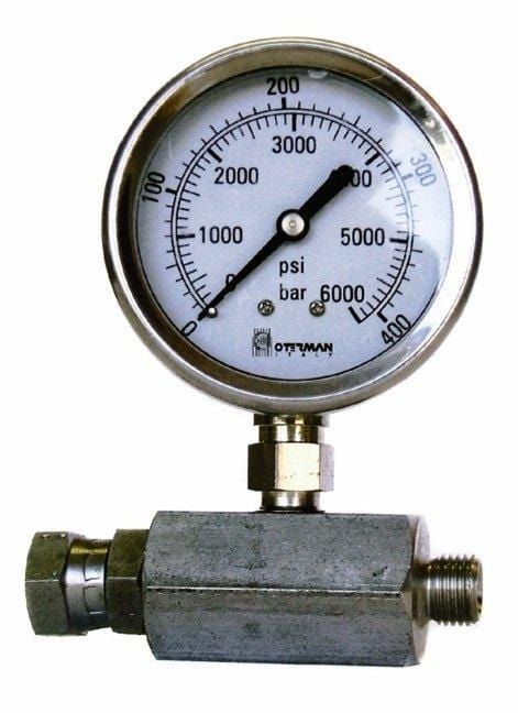 QTech Pressure Gauge Assembly - Abode Spray Supplies